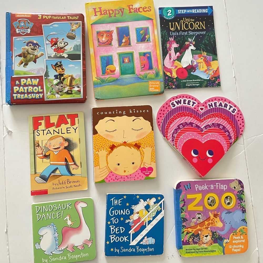 9 collection of children's picture and board books